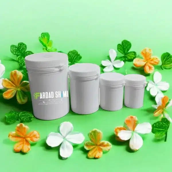 قوطی پلمب دار نگهداری دارو و مواد شیمیایی (بسته 10 تایی)