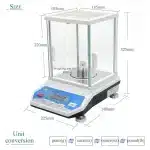ترازوی 0/001 محفظه بلند AND ظرفیت 300 گرم - تصویر 3